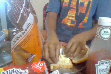 2 minutes easy snack(sandwich)