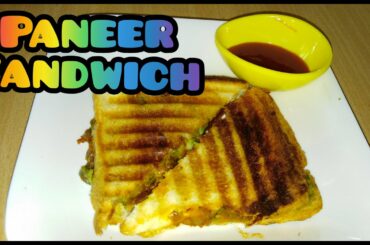 paneer sandwich/southindian style sandwich recipe/quick breakfast/kids snacks /tiffin box recipe