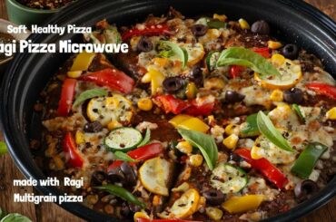 How to Make best Healthy Pizza at Home | Ragi Pizza recipe in microwave