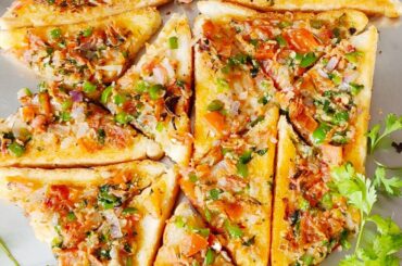 बिना तेल और घी के बनाऐं ऐसे तरिके से healthy tasty bread से नास्ता कि Pizza🍕 खाना भुल जाओगे Yummy