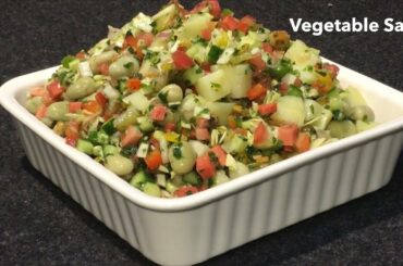Healthy  Mix Vegetable Salad Recipe by Sadia Uzair's Kitchen