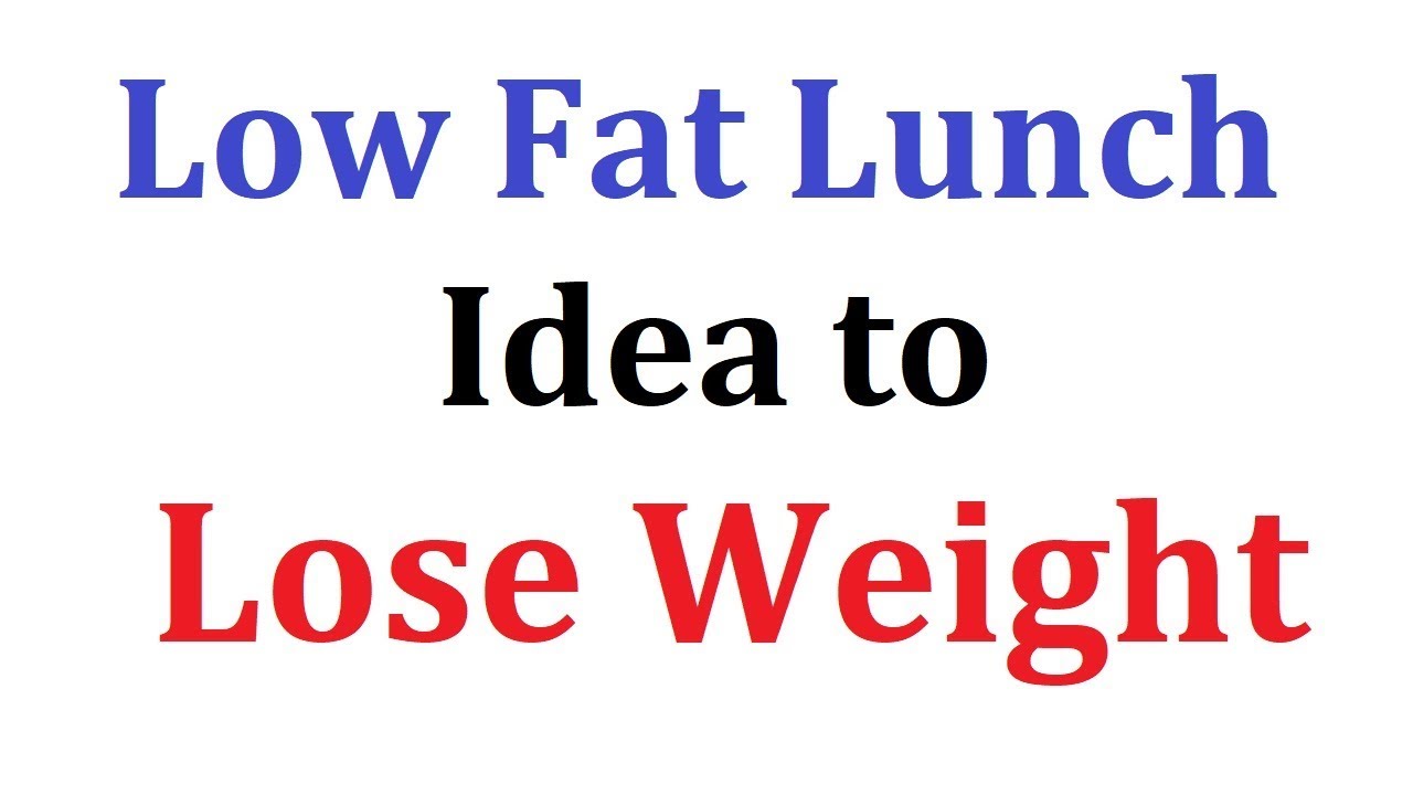 Low Fat Lunch Idea to Lose Weight – Weight Watchers Recipes Low Fat Lunch Idea to Lose Weight - Weight Watchers Recipes
