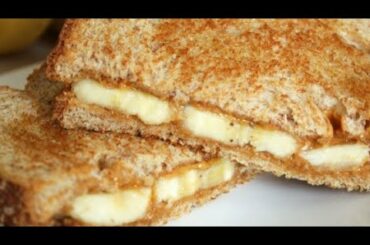 Best Banana sandwich Recipe / Sweet Banana  Bread Egg Tost Quick And Tasty Breakfast Recipe