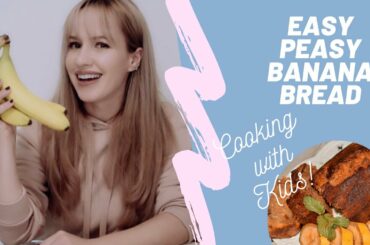 Easy spiced banana bread || Cooking with kids