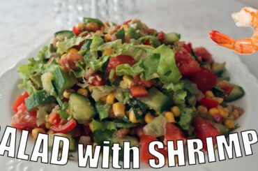 DELICIOUS SALAD WITH SHRIMPS