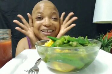 🔴 Healthy Morning Breakfast Mukbang Challenge | Okra Has Many Health Benefits