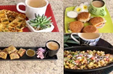 4 EasyTea Time Snacks Ideas || Quick Evening Snacks Recipes || Light Evening Snacks ||