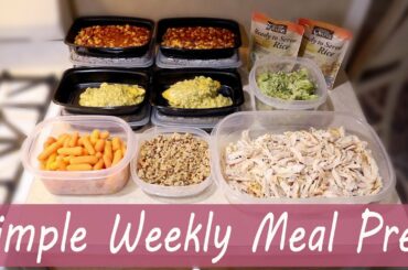 MY SIMPLE WEEKLY MEAL PREP (2-11-20)