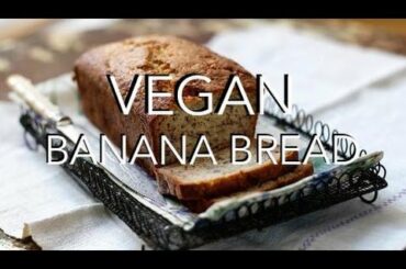 VEGAN BANANA BREAD - oil, gluten & refined sugar free, easy HCLF recipe. 6 ingredients.