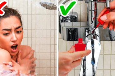 USEFUL BATHROOM SURVIVAL HACKS || 5-Minute Recipes For Your Bathroom