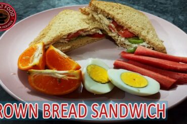 Brown Bread Sandwich | Healthy Morning Breakfast | Sandwich
