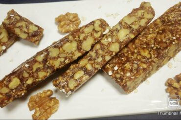 The Best Snack if You Have High Cholesterol Sugar free walnut Oats Bar