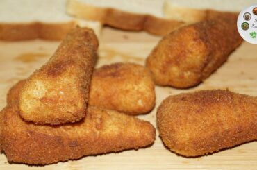 காலிஃப்ளவர் பிரட் கோன் சமோசா | Cauliflower Bread Samosa recipe in Tamil | Wheat Bread Cone Recipe