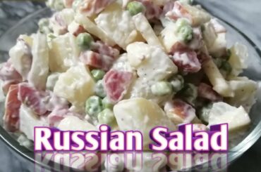 Russian Salad by simple lifestyle and food|easy and healthy recipe of salad | Restaurant style.