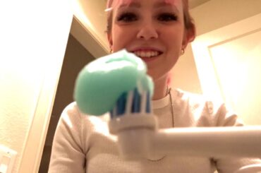 making snacks for dinner (ft. TEETH BRUSHING TUTORIAL !!)