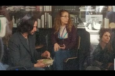 Keanu Reeves having Healthy Lunch on site of Matrix 4