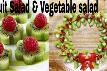 How to decorate fruit salad and vegetable salad!!fruit salad!! FB ki Rasoi