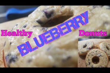 Healthy Blueberry Donut - Protein powder based