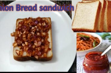Onion sandwich in 5 minutes!! Breakfast recipe  and healthy recipe👩‍🍳😋