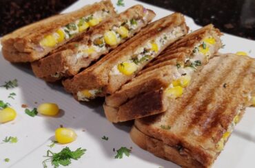 Corn Curd Sandwich Recipe | Corn Sandwich Recipe | Curd Sandwich Recipe