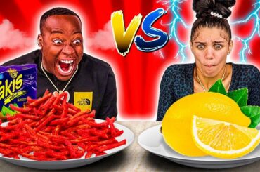 SPICY FOOD VS SOUR FOOD CHALLENGE