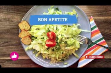 Healthy lunch / dinner: Avocado iceberg salad (A dish where Mexican cusine meets with Mediterranean)