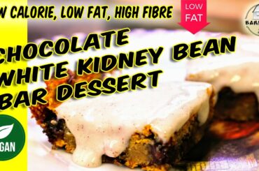 How to make Chocolate Bean Bar DESSERT / LOW CALORIE, LOW FAT, HIGH FIBRE