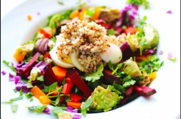 PROTEIN PACKED SALAD // Weight Loss Recipe | Nikki Sharp