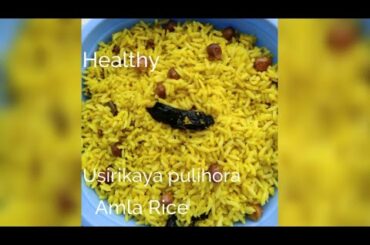 Usirikaya pulihora/Amla Rice/Indian gooseberry Rice Recipe... Healthy & Tasty