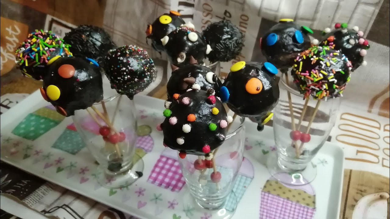 Chocolate Bread Pops Recipe | chocolaty bread lollipops for kids| easy recipe for kids Chocolate Bread Pops Recipe | chocolaty bread lollipops for kids| easy recipe for kids