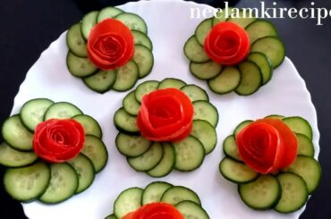 lovely and beautiful salad decoration ideas /🍅173🍅/ neelamkirecipes