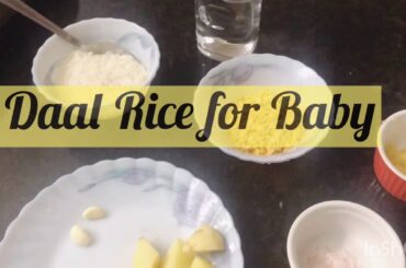 Thamanna's Kitchen | Dhal (Lentils) Veg Rice for Baby | Healthy Food | Simple Recipe
