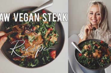 raw vegan steak recipe 🌱🍴