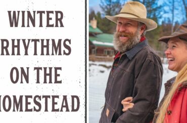 WINTERTIME ON THE HOMESTEAD - THE HOMESTEADING FAMILY