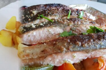 BAKED SALMON : HEALTHY RECIPE !!