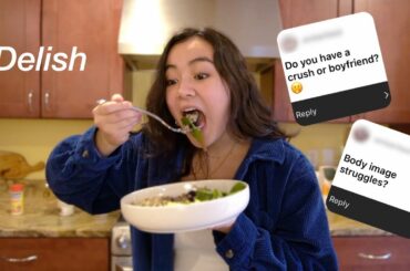 making my fav healthy vegan meal (+ a spicy Q&A)