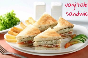 Vagetable sandwich // grilled vagetable chease sandwich // easy to make