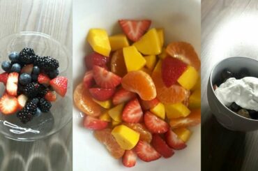 Healthy delicious  fruit salad 3 ways/ Weight loss fruit salad.