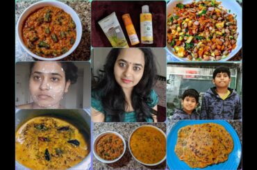 My Morning Skincare Routine | Morning to Afternoon Vlog| Healthy Breakfast & Snack Recipe Easy Lunch