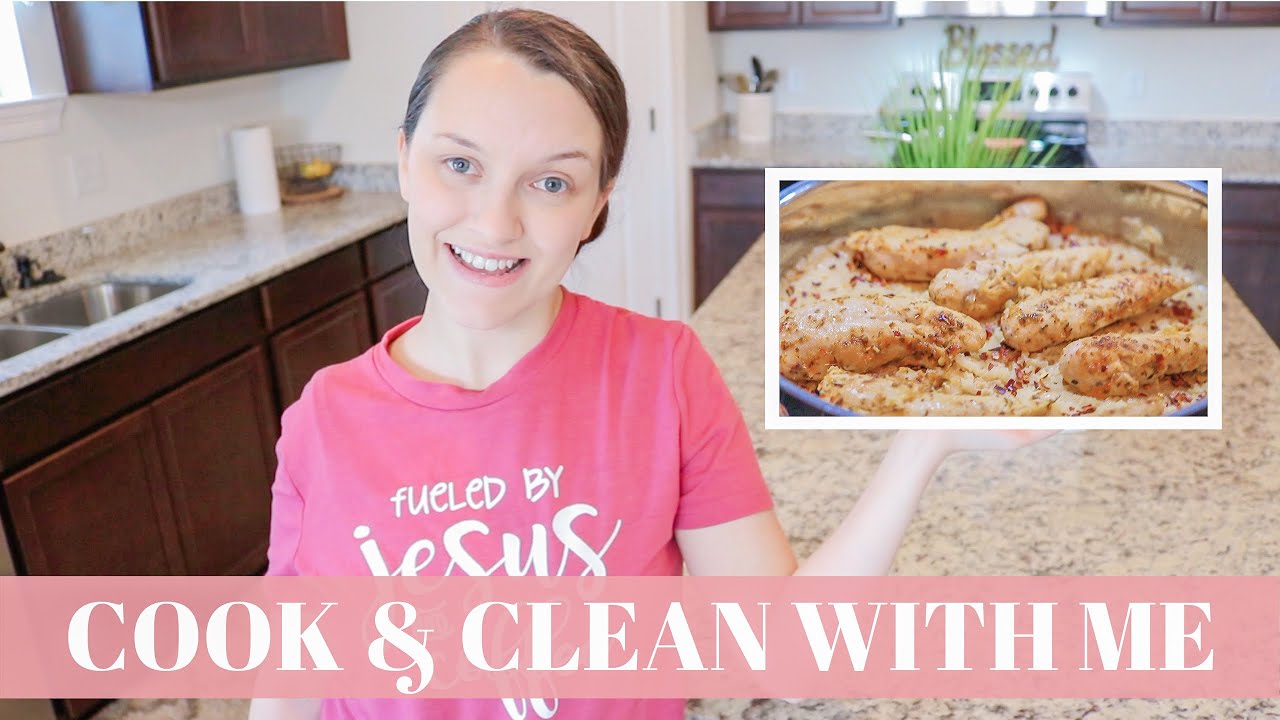 COOK & CLEAN WITH ME // DINNER IDEA // SPEED CLEANING COOK & CLEAN WITH ME // DINNER IDEA // SPEED CLEANING
