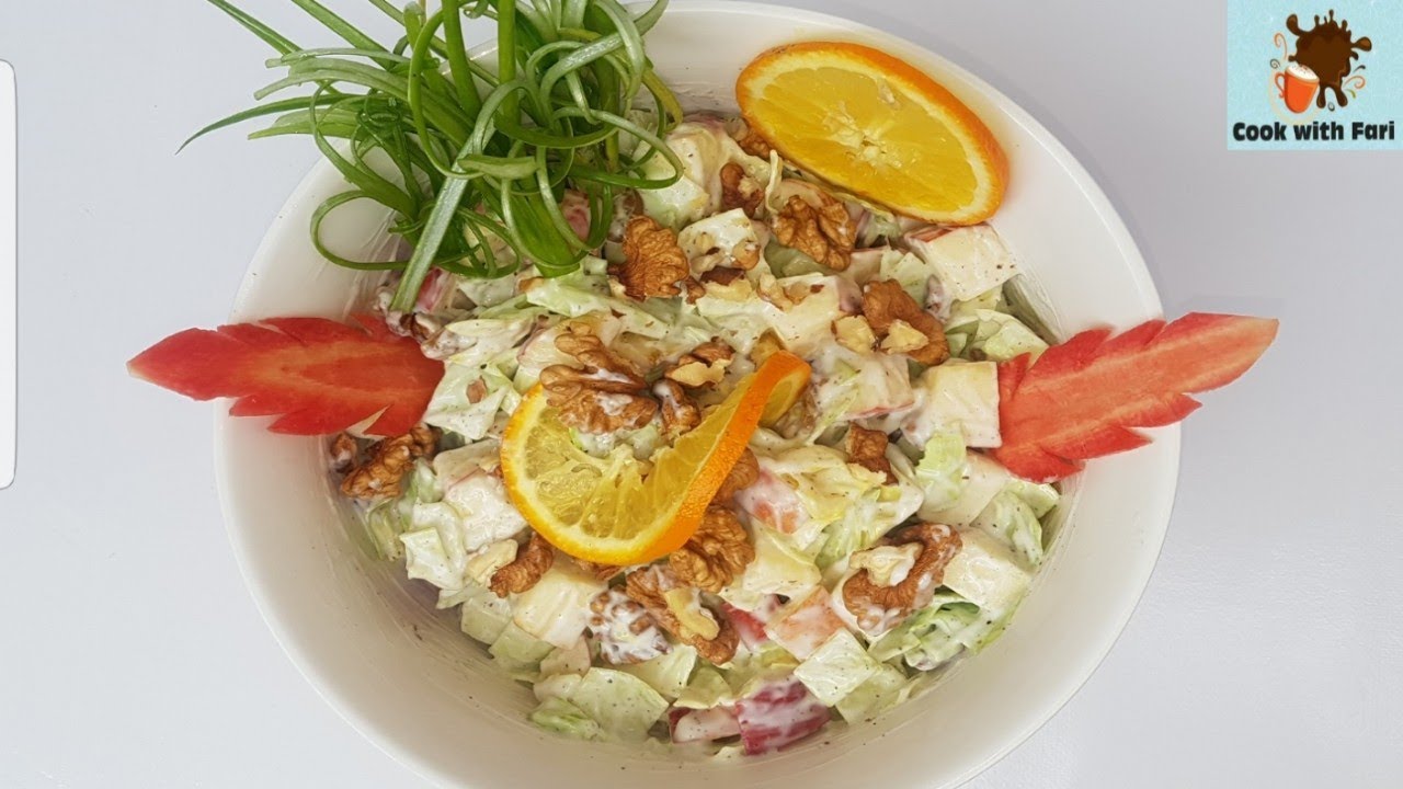 Waldorf Salad|How to Make a Waldorf Fruit Salad Recipe|Waldorf Salad Recipe|Healthy Salad Recipe Waldorf Salad|How to Make a Waldorf Fruit Salad Recipe|Waldorf Salad Recipe|Healthy Salad Recipe