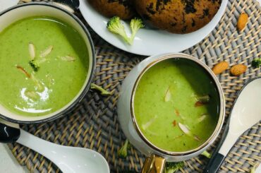 Broccoli Almond soup ##weightlossrecipes #broccolisoup #dietrecipes #healthyrecipes #Almondrecipes