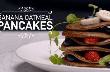 Healthy Banana Oatmeal Pancakes recipe from IFB Spice Secrets