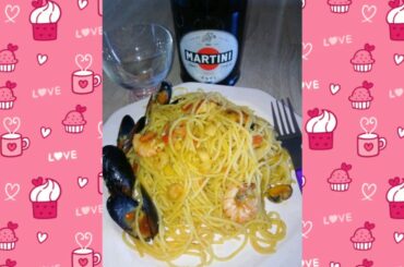 QUICK AND EASY WEIGHT LOSS RECIPES (NIGERIAN MUM COOKS SEAFOOD WITH SPAGHETTI!)