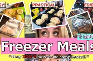 ✓Freezer Meal Ideas👩‍🍳| Dinner Made Easy👏 | Baked Beans🍞 | Pot Pie 🍗🥧 | Pizza Bagels 🍕🥯 | Pancakes🥞+
