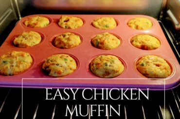 Chicken Muffins Recipe|Easy Chicken Muffins|Healthy Breakfast
