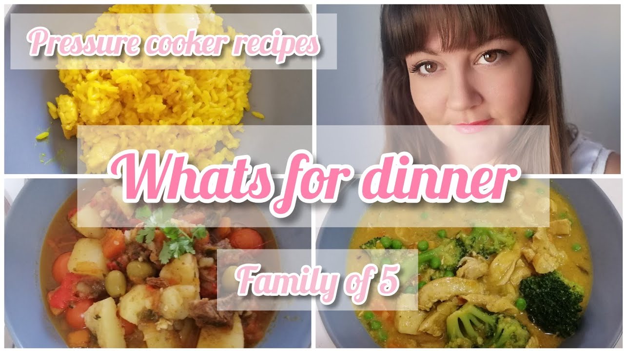 What's for dinner | Pressure cooker recipes | Dinner ideas What's for dinner | Pressure cooker recipes | Dinner ideas