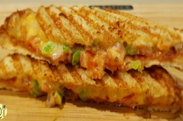 Quick Snack For Kids Exam || Bread Pizza Sandwich ||5 Minute Snacks || Quick & Easy Pizza Sandwich