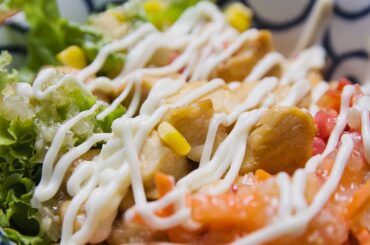 Chicken salad recipe | Healthy food with chicken salad | Salad ức gà