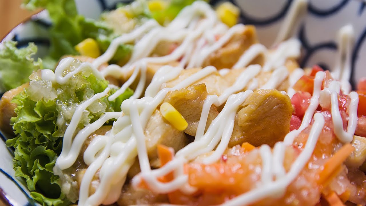 Chicken salad recipe | Healthy food with chicken salad | Salad ức gà Chicken salad recipe | Healthy food with chicken salad | Salad ức gà